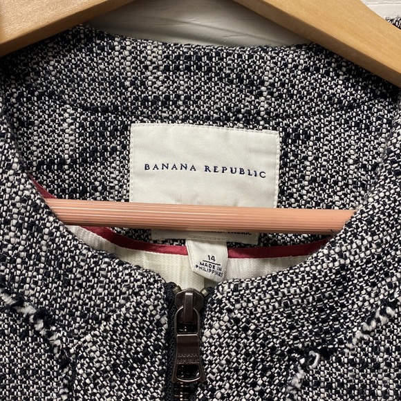 Amazing Banana Republic tweed jacket New with out tags Unworn ~ - Picture 2 of 16